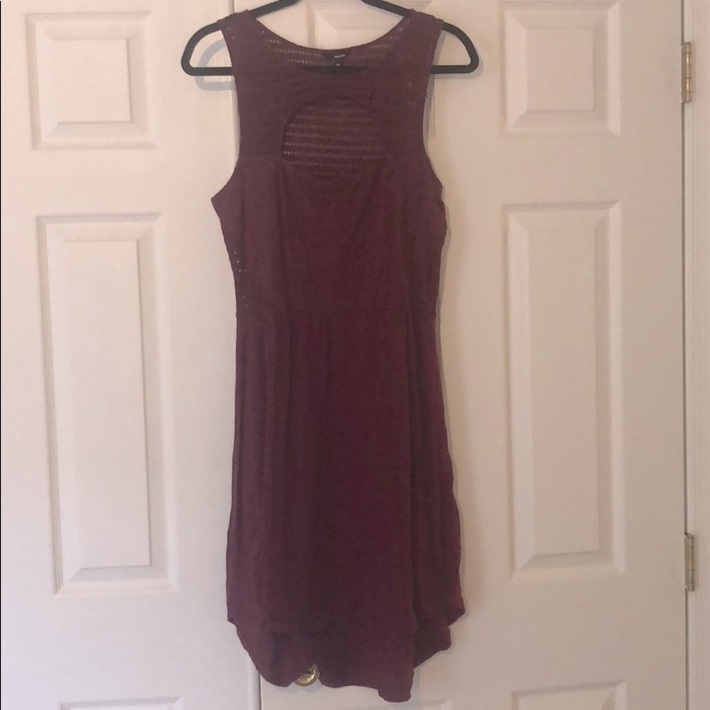 Hurley Sundress w/mesh neckline&side cutouts